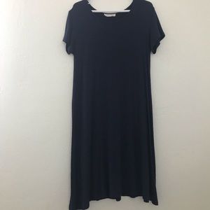 Navy blue maxi dress